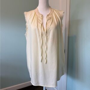 Bella Dahl Yellow Sleeveless Top
